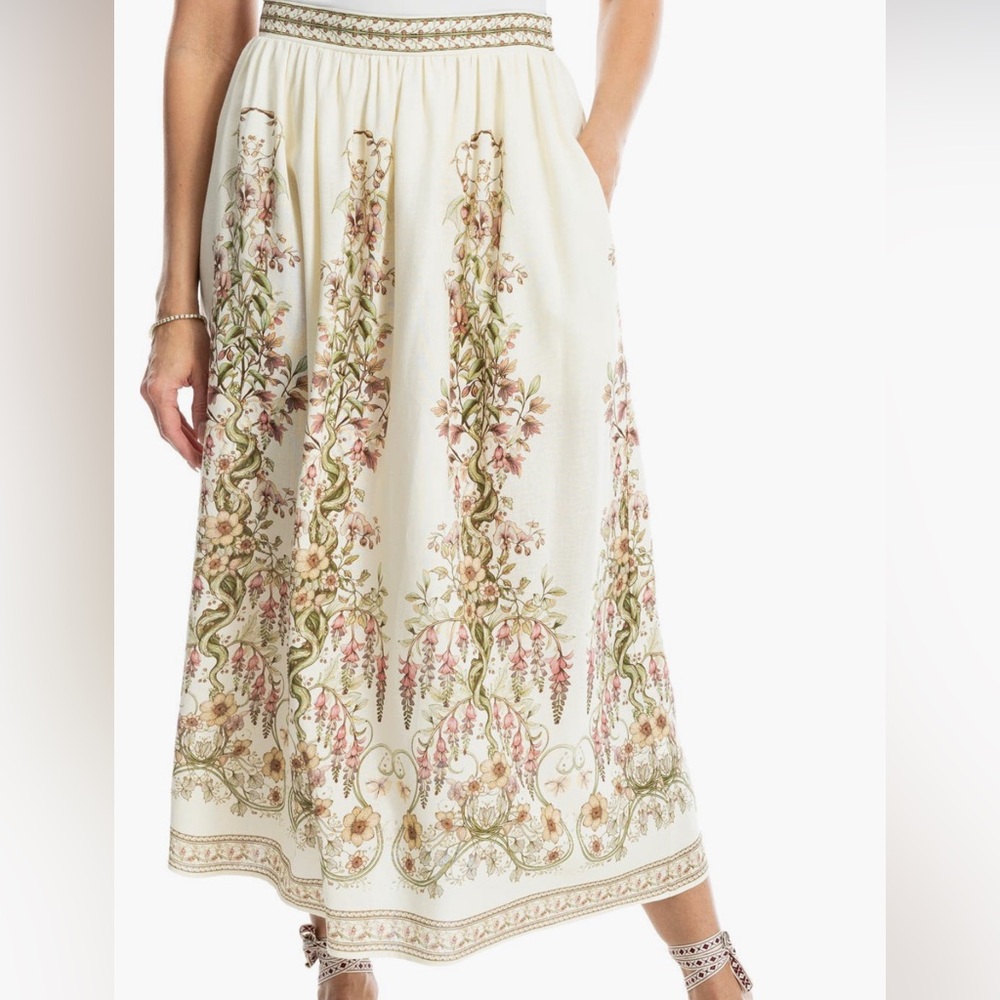 Floral cottage core skirt